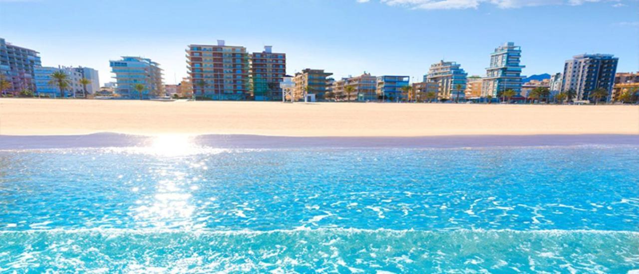 Infante Primera Linea Gandia Playa Solo Familias Playa de Gandia المظهر الخارجي الصورة